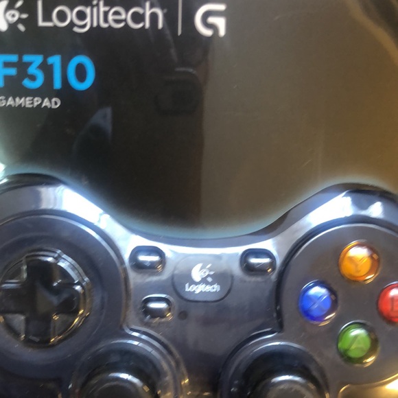 NEW!! Logitech - F310 Gaming Pad - Blue/Black - Picture 8 of 8